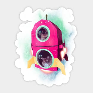 Cat In Space Sticker